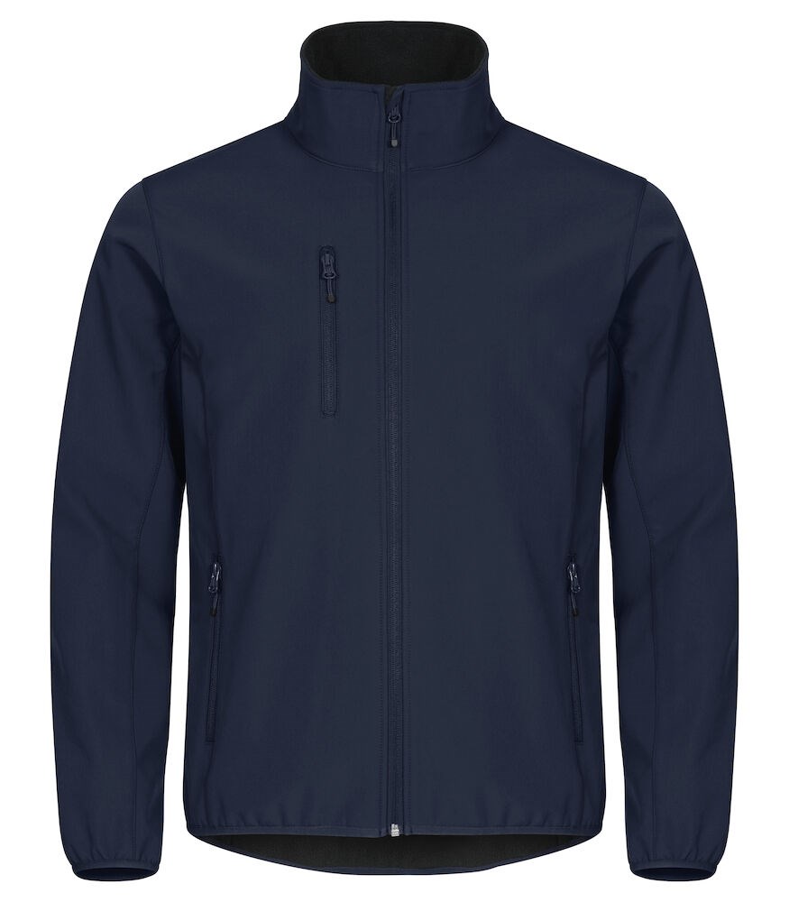 Clique - Classic Softshell Jacket Zwart XL - Dark Navy