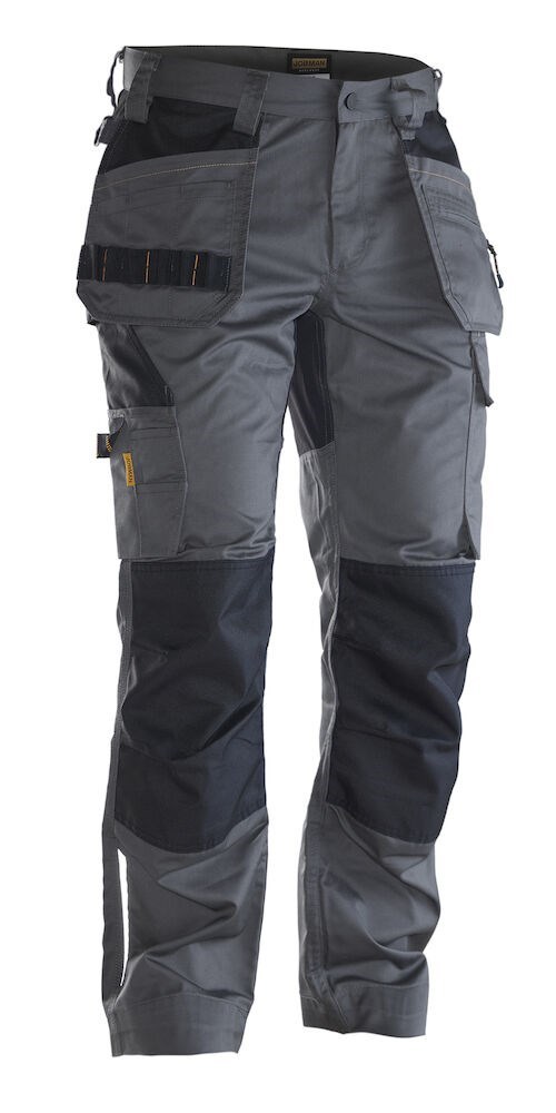 Jobman - 2325 Craftsman Werkbroek Stretch Zwart C54 - Donkergrijs/Zwart