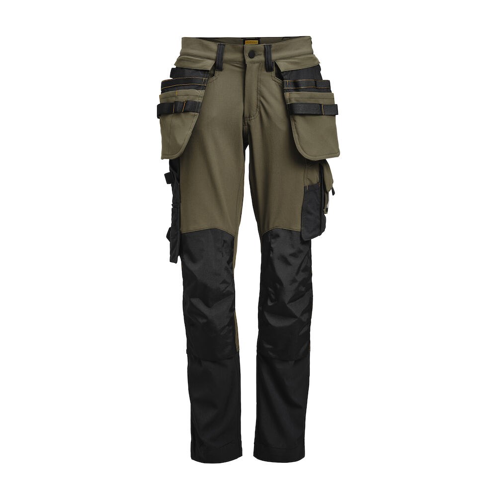 Jobman - 2391 Craftsman Trousers Stretch olijfgroen/zwart C58