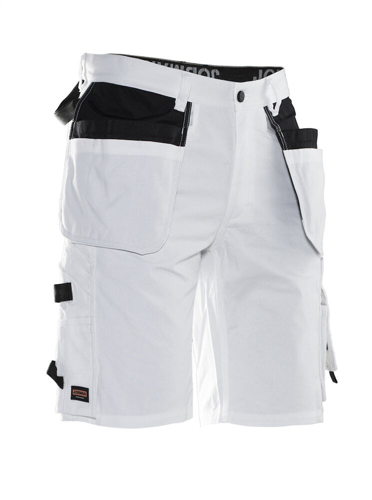 Jobman - 2132 Painters' Shorts Wit/Zwart C56