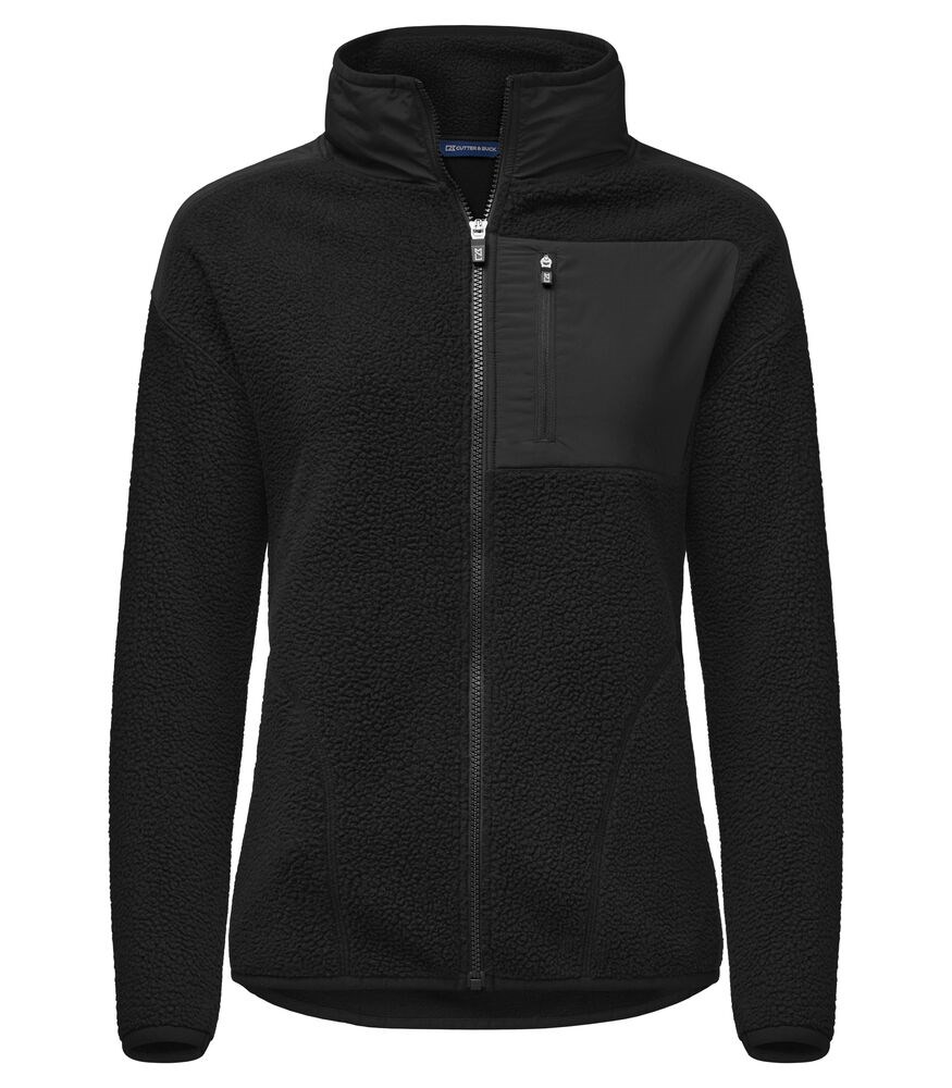 Cutter & Buck - Cascade Sherpa Fleece Dames Zwart 40/L