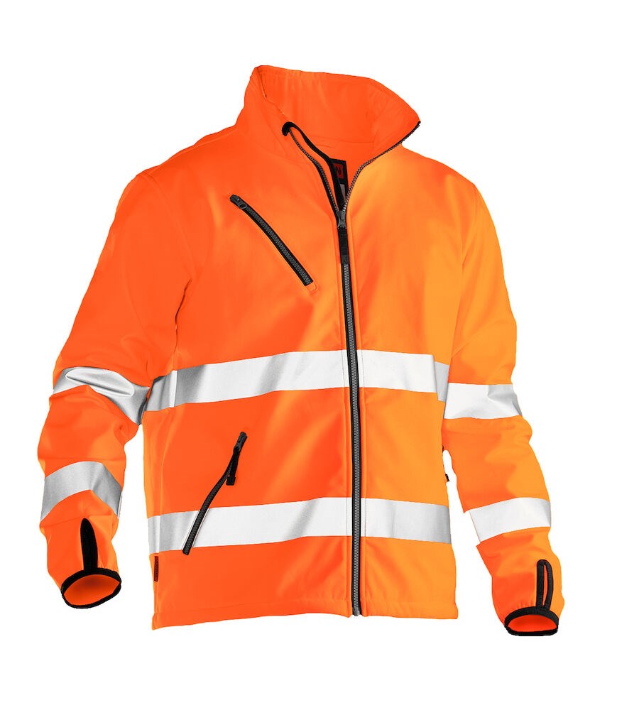 Jobman - 1202 Hi-Vis Softshell Jacket Oranje XL