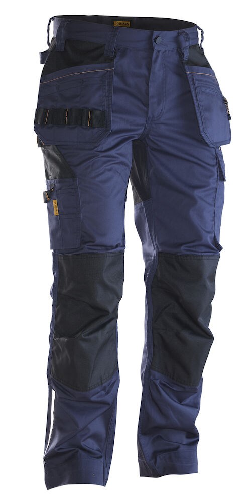 Jobman - 2325 Craftsman Werkbroek Stretch Zwart C54 - Navy/Zwart
