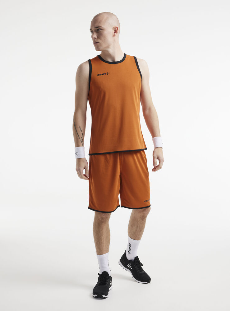 Craft - Progress Reversible Basket Singlet M Pump/Black XS