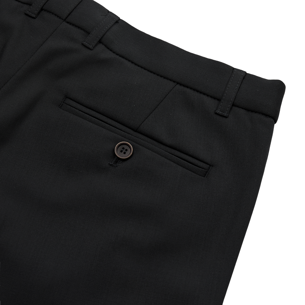 Pantalon Traveller Heren Fitted Fit, Zwart Maat 44